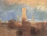 Joseph Mallord William Turner Roman town oil on canvas